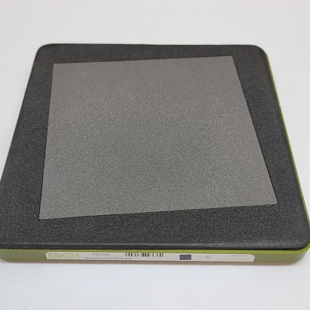 AccuQuilt GO! Square on Point-4 3/4" Die 55725 Qube 6 Fabric Cutter